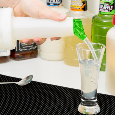 BUFFETWARE BOTELLA BAR 1 L BLANCO TAPA COLORES