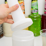 BUFFETWARE BOTELLA BAR 1 L BLANCO TAPA COLORES