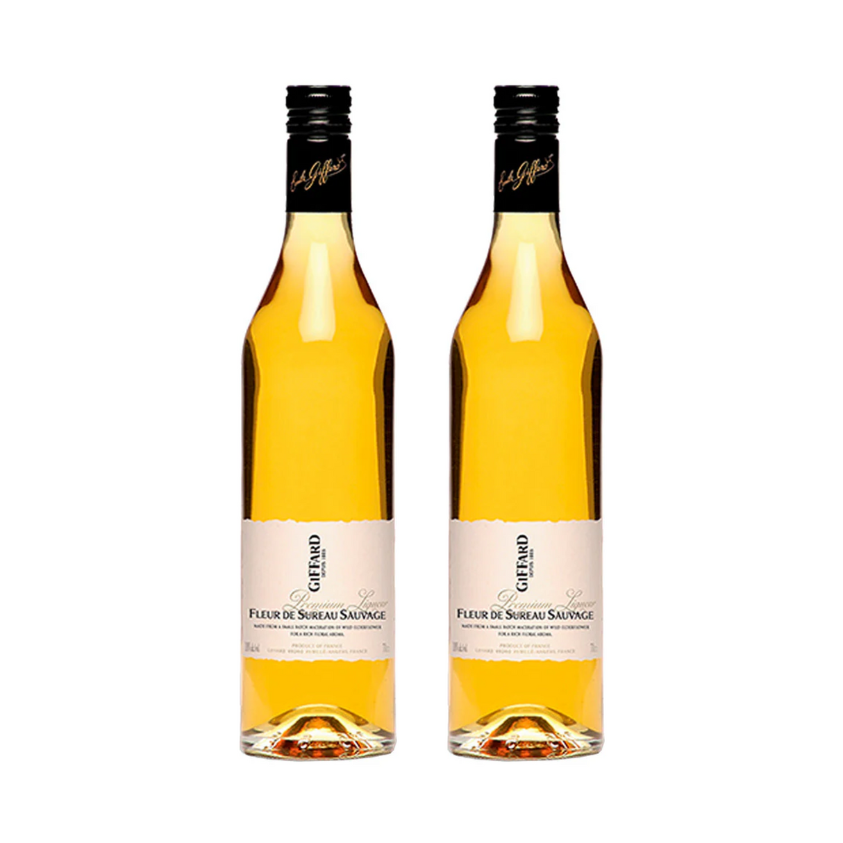 Pack de 2 Licor Giffard Fleur De Sureau Sauvage 700 Ml
