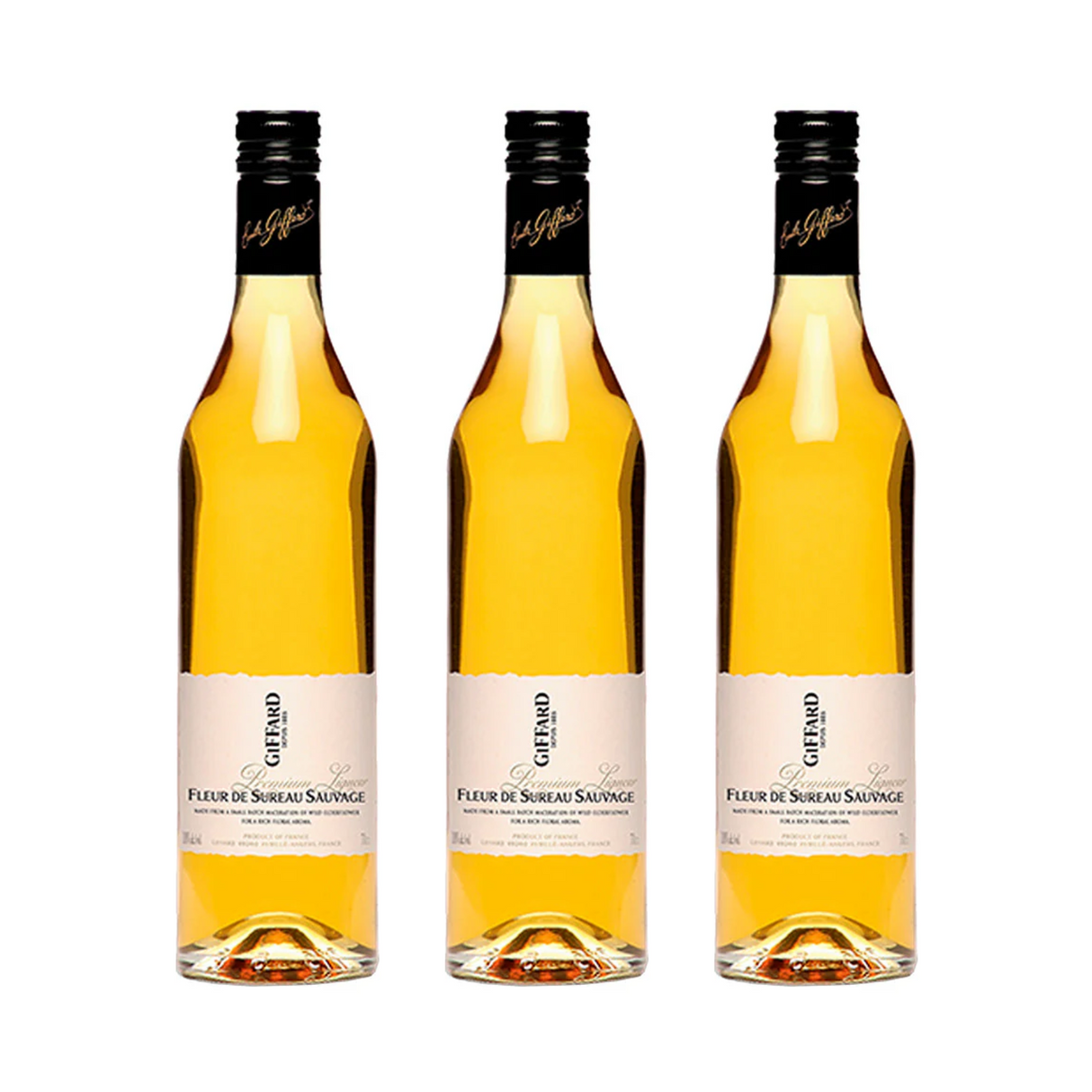 Pack de 3 Giffard Fleur De Sureau Sauvage 700 Ml