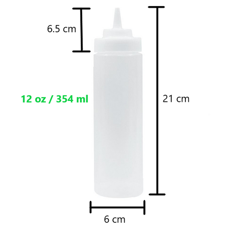 DESPACHADOR MAMILA PARA ADEREZO POLIETILENO TRASLUCIDO (6 PZS)