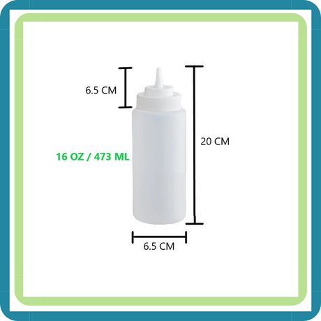 DESPACHADOR MAMILA PARA ADEREZO POLIETILENO TRASLUCIDO (6 PZS)
