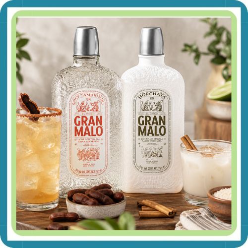 Tequila Gran Malo Duopack Tamarindo + Horchata 750 ml | Edición Doble | Trento Cocinas