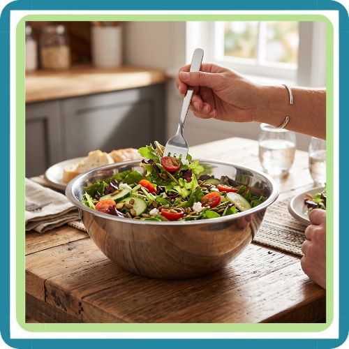 Tazón Bowl Mezclador 41 cm 12.3 Litros Acero Inoxidable Profesional | Trento Cocinas