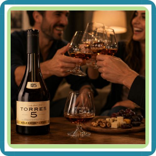 Brandy Torres 5 Solera Reserva 700 ml | Brandy Español Original | Trento Cocinas