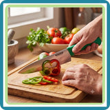 Cuchillo Chef 10 Pulgadas Mango Polipropileno Verde | Trento Cocinas