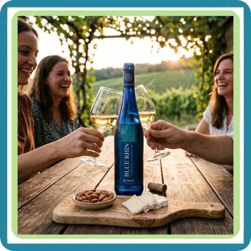 Vino Blanco Alemán Blue Rhin Oppenheimer 750 ml | Trento Cocinas