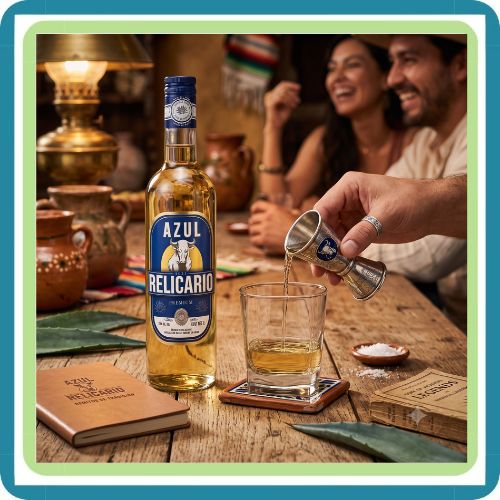 Pack de 12 Licor de Agave Gran Relicario 1 L | Licor de Agave Premium | Trento Cocinas