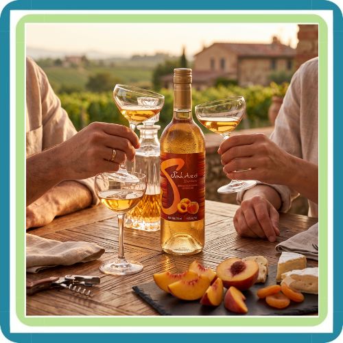 Pack de 12 Licor Salutzo Dolce Tentazione Durazno 750 ml Original | Trento Cocinas