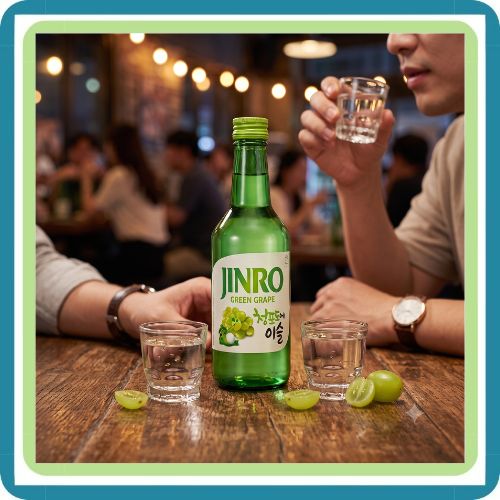 Soju Jinro Sabor Uva 360 ml Original | Trento Cocinas
