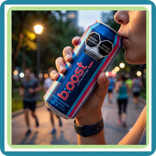 Pack de 12 Energizante Boost Active Energy 470 ml Original | Trento Cocinas