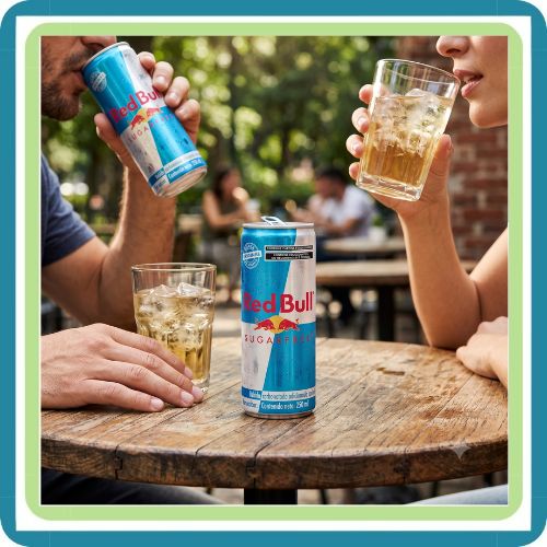 Pack de 24 Energizante Red Bull Sugar Free 250 ml Bebida Energética Sin Azúcar | Trento Cocinas