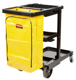 RUBBERMAID FG617388BLA CARRO LIMPIEZA SANITARIO BOLSA VINILO AMARILLA