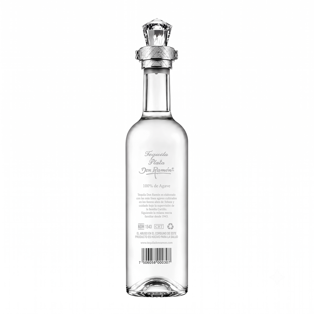 Pack De 12 Tequila Don Ramón Punta Diamante Plata 750 ml | Tequila Premium 100% Agave | Trento Cocinas