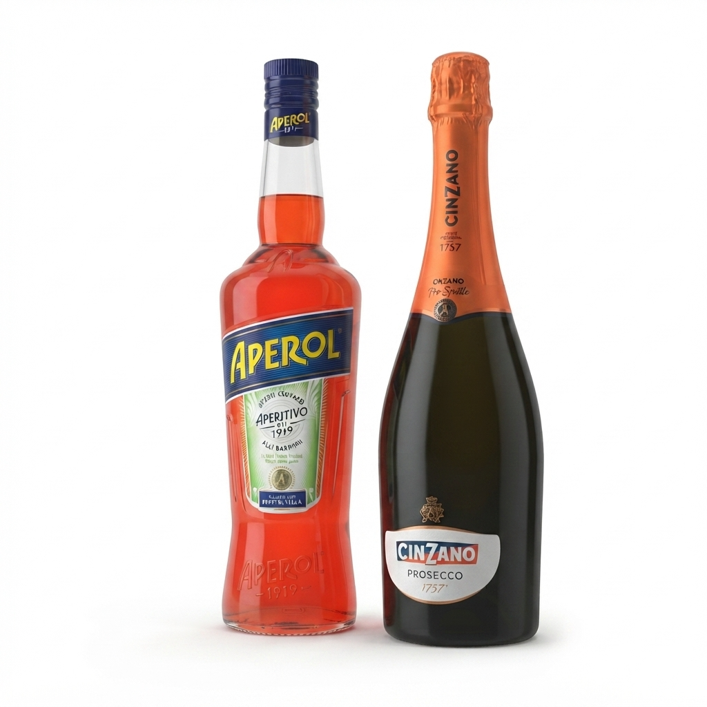 Kit Aperol Spritz 700ml + Cinzano Pro-Spritz 750ml | Trento Cocinas