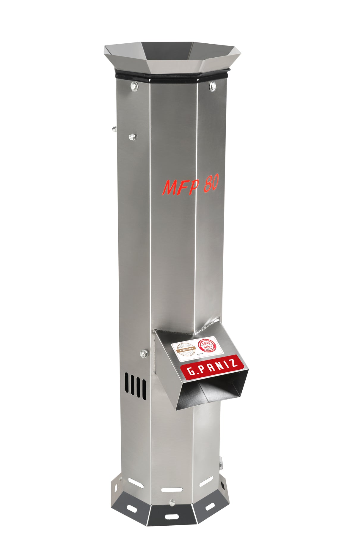 GPANIZ MFP80AI MOLINO TRITURADOR DE PAN 80 KG POR HORA ACERO INOXIDABLE