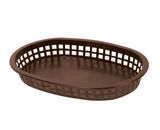 BUFFETWARE CANASTILLAS OVALADAS 27X17.5 CM PLASTICO COLORES (12 PZS)