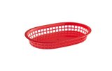 BUFFETWARE CANASTILLAS OVALADAS 27X17.5 CM PLASTICO COLORES (12 PZS)