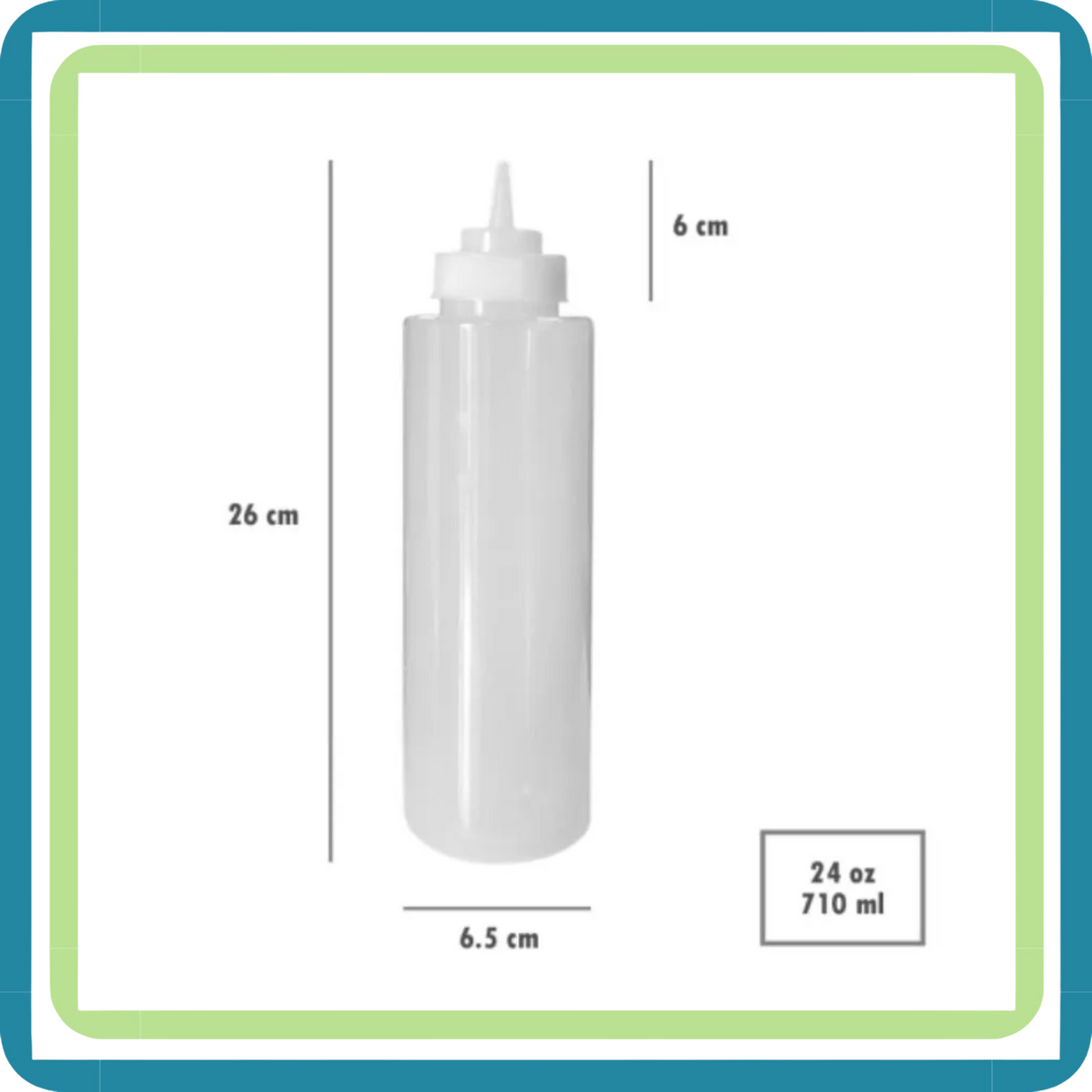 Juego de 6 Despachadores Mamila para Aderezo de 24 oz