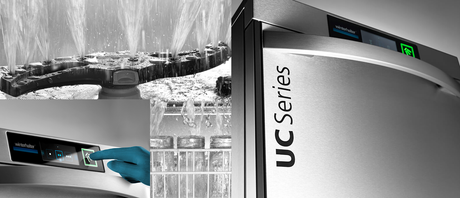 WINTERHALTER UC-M LAVAVAJILLAS BAJO MOSTRADOR HASTA 40 CANASTILLAS ACERO INOXIDABLE