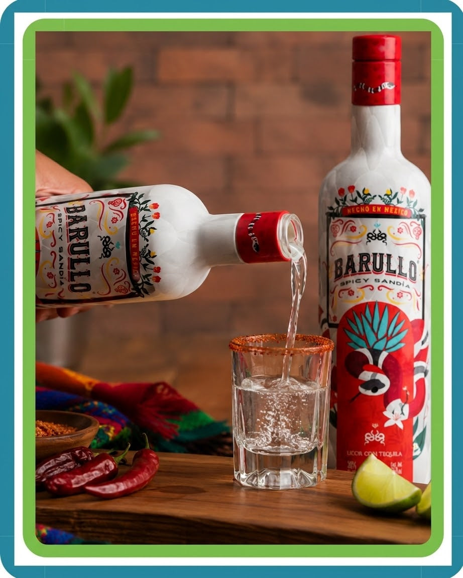 Licor Barullo Spicy Sandía 750 ml - Pack de 2 Piezas