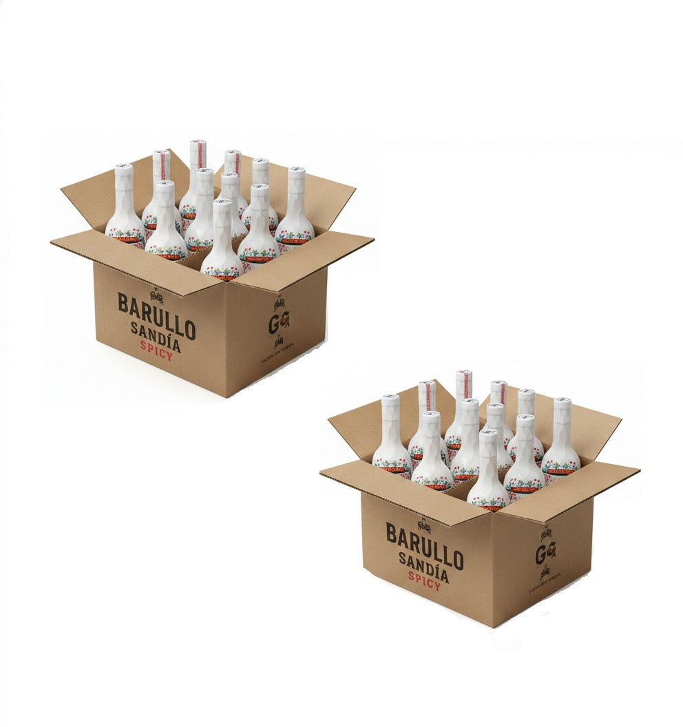 Licor Barullo Spicy Sandía 750 ml - Pack 24 piezas
