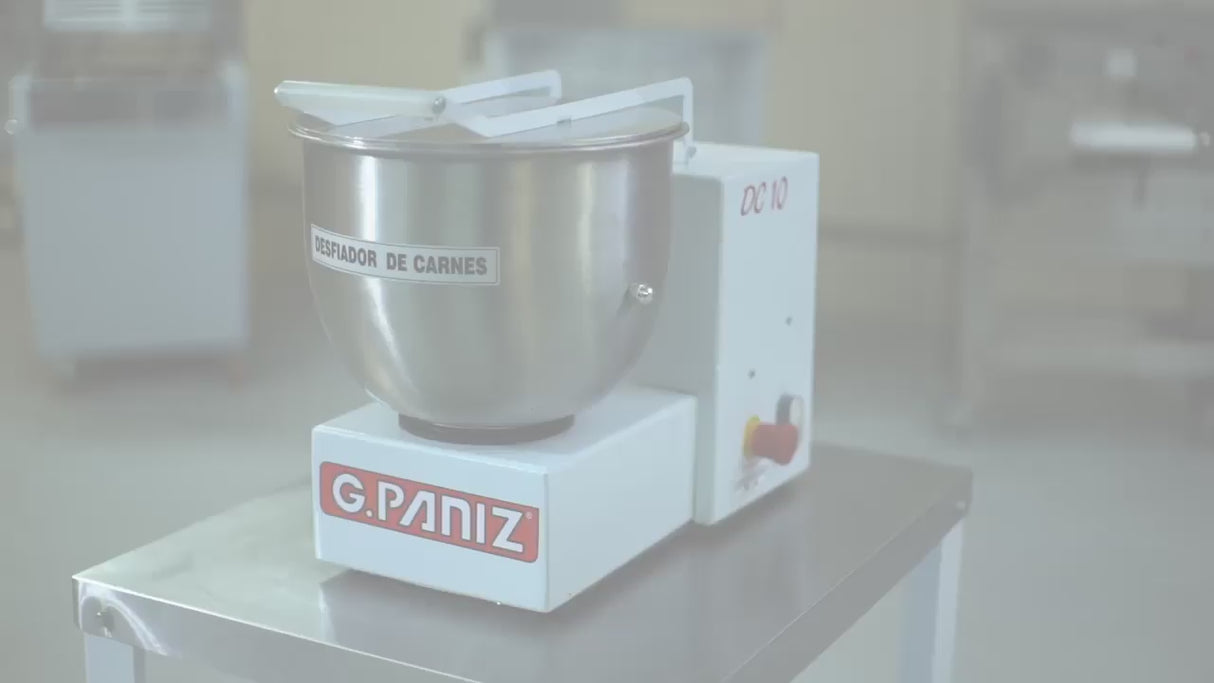 GPANIZ DC10 DESHEBRADORA DE CARNE 10 KG ACERO SAE